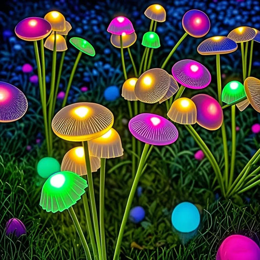 Solar-Powered Jellyfish Outdoor Lights