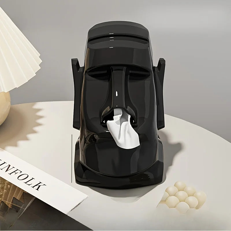 Elegant Stone Tissue Holder